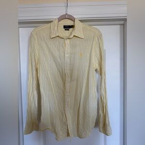 Polo by Ralph Lauren Yellow Striped Shirt